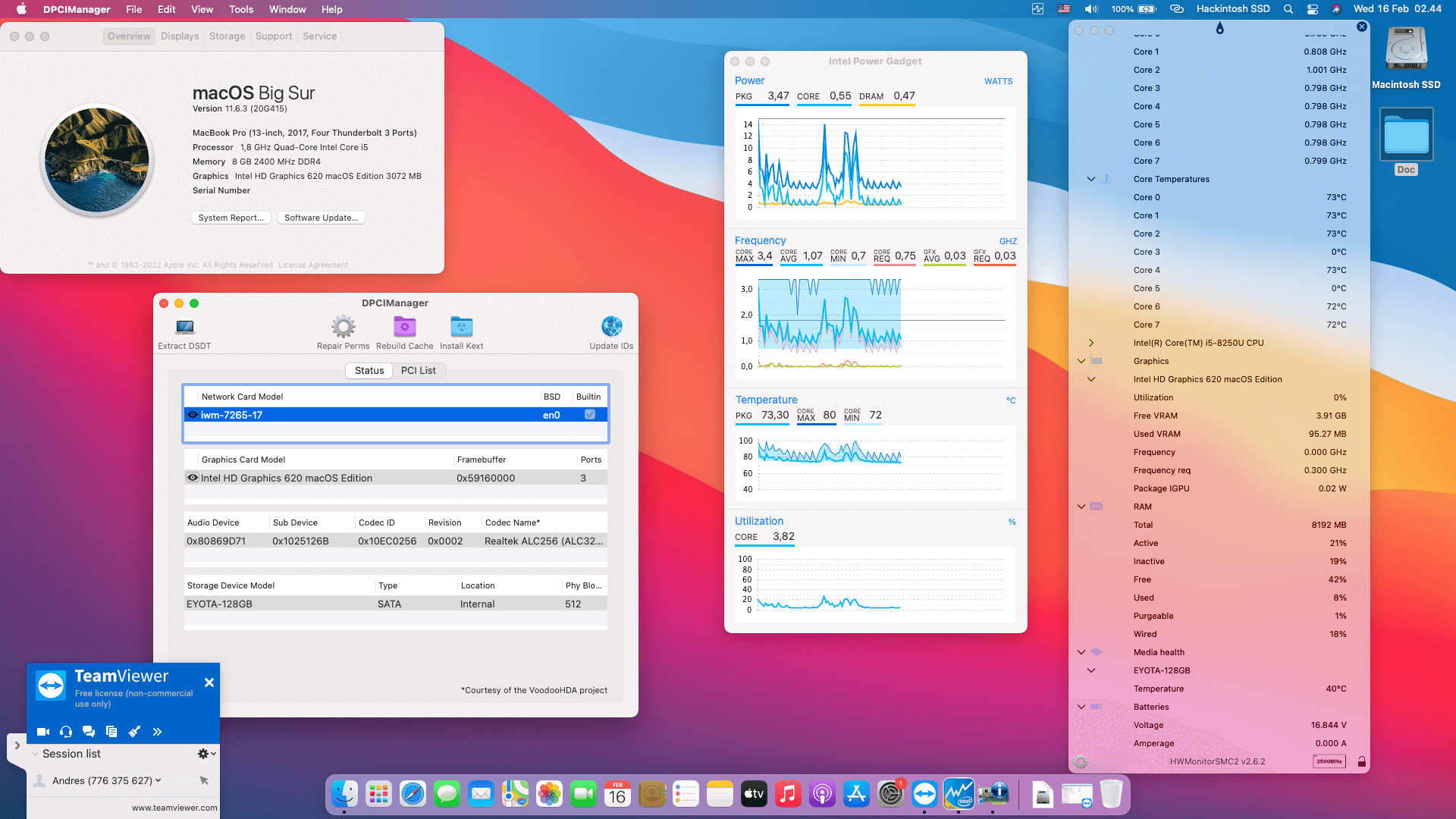 Acer Swift 3 SF314 54G 51WS 3rd [KabyLake R + Intel UHD 620 + I2C]   OpenCore 1